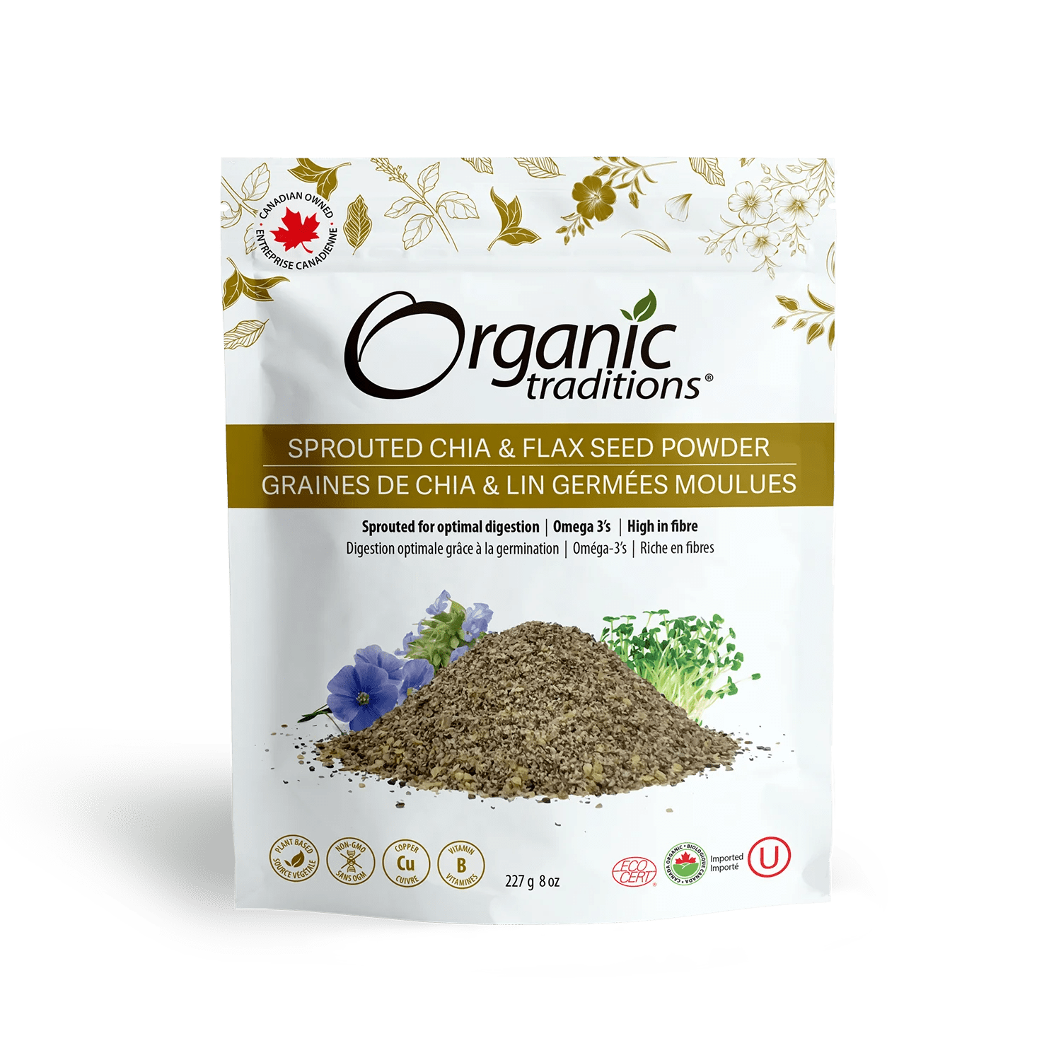 Organic Traditions Sprouted Chia/Flax