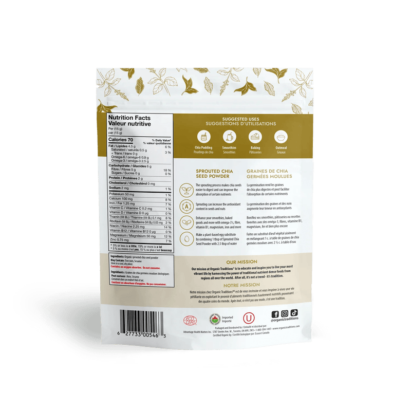 Organic Traditions Sprouted Chia