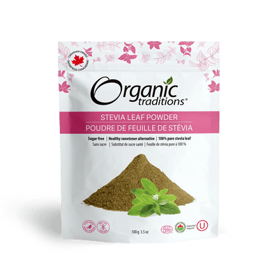 Organic Traditions Organic Green Leaf Stevia Powder - Vitamin Tree