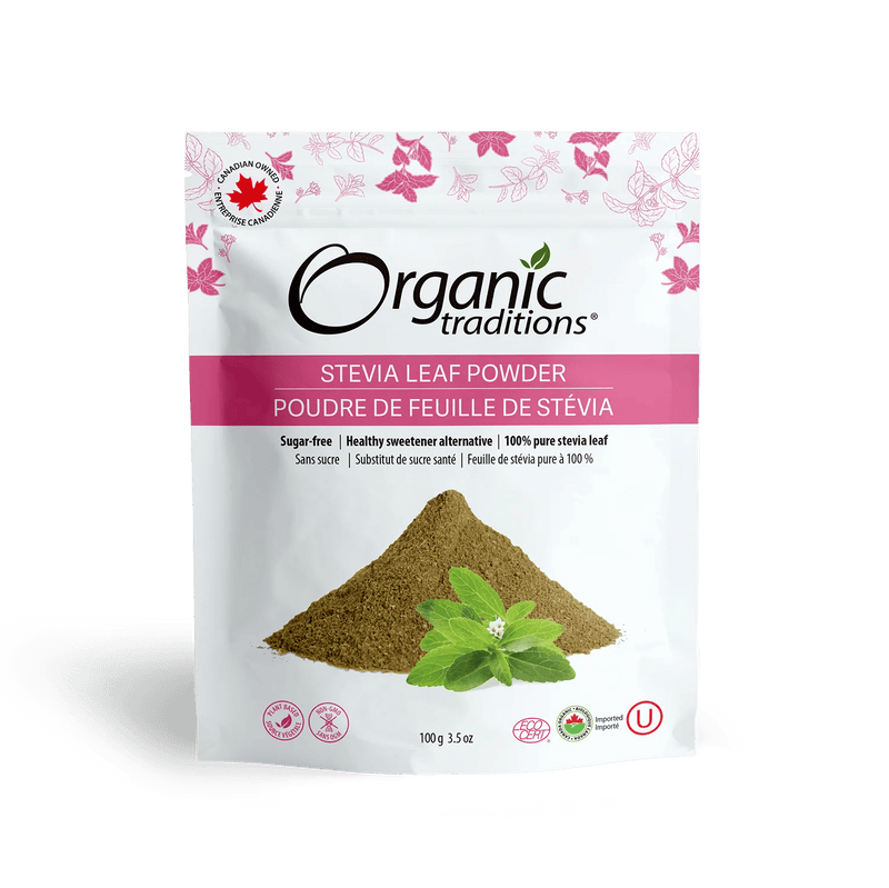 Organic Traditions Organic Green Leaf Stevia Powder - Vitamin Tree