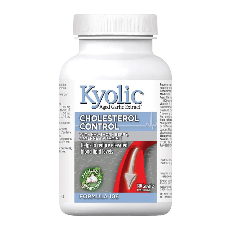 Kyolic Formula 106 - Cholesterol Control w/ Hawthorn