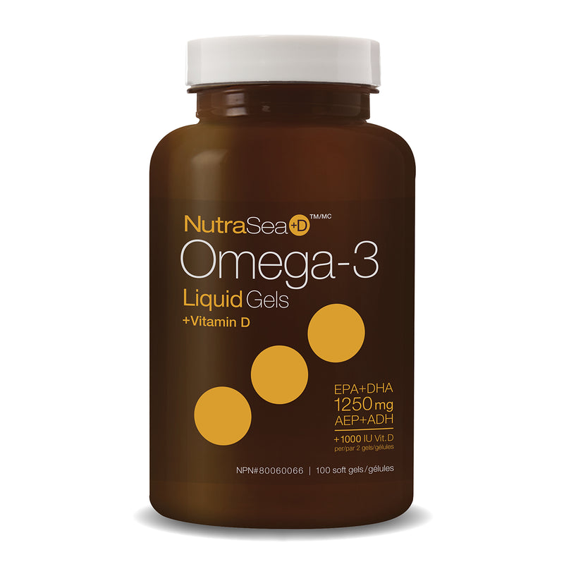 NutraSea+D Omega-3 Liquid Gels w/ Vitamin D