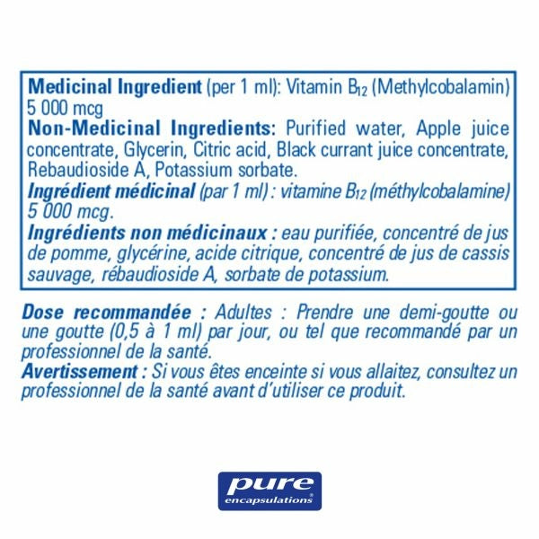 Pure Encapsulations B12 5000 Liquid
