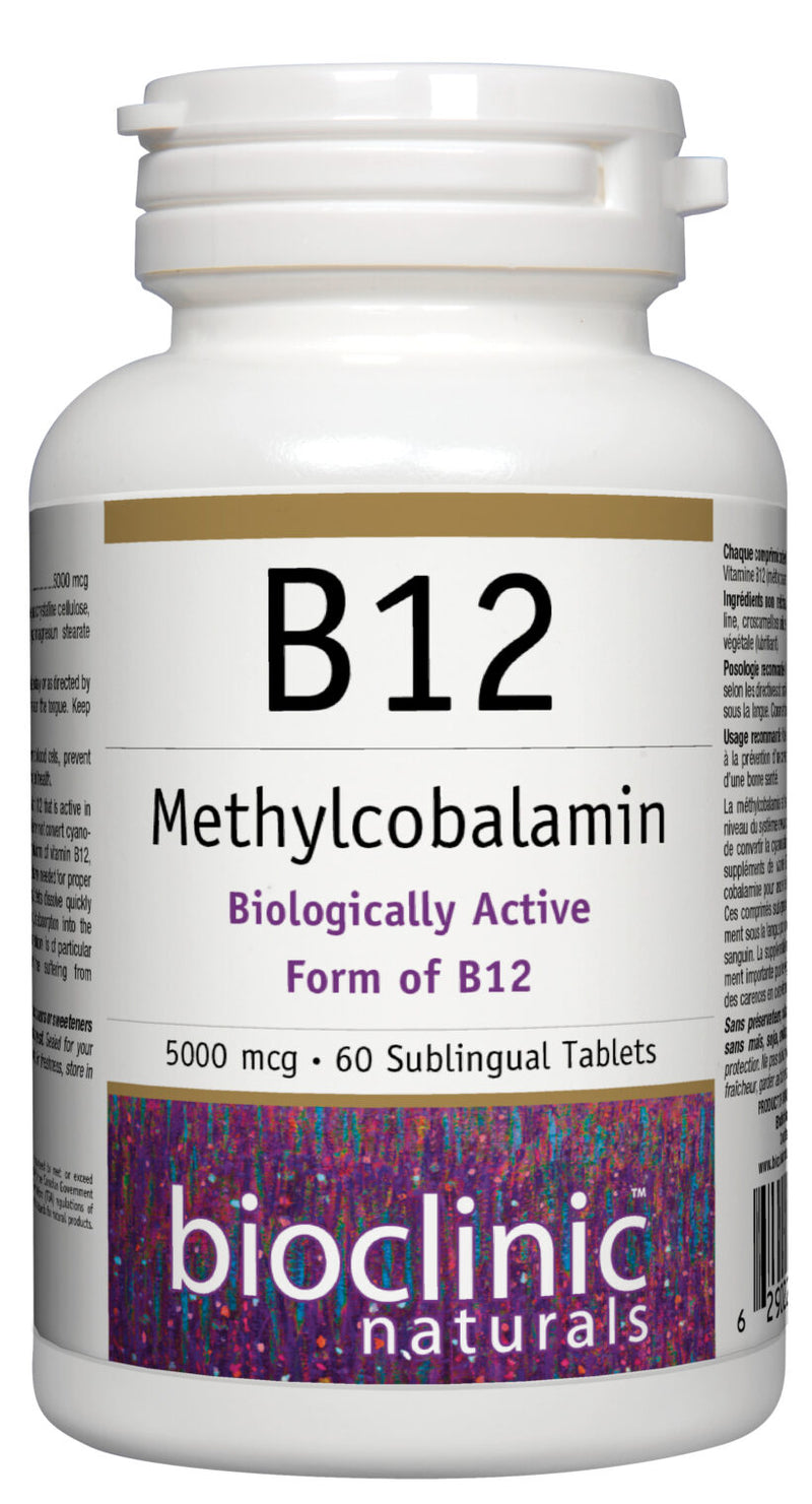 Bioclinic Naturals B12 Methylcobalamin - 5000 mcg