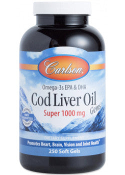 Carlson Super Cod Liver Oil 1000mg