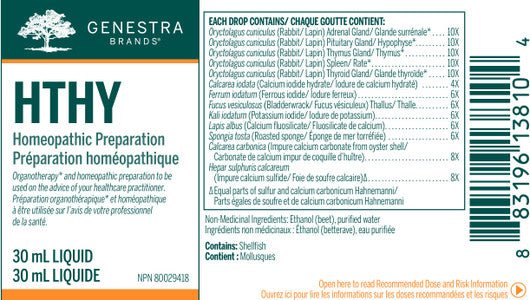 Genestra HTHY (Thyroid Drops) - Vitamin Tree