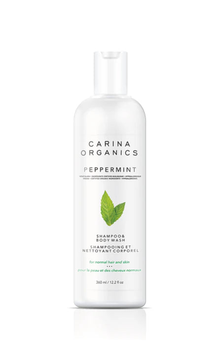 Carina Organics Peppermint Shampoo and Body Wash