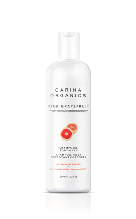 Carina Organics Pink Grapefruit Shampoo and Body Wash