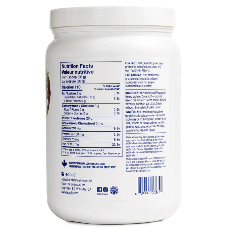 LEANFIT PLANT-BASED Protein & Energy - Vanilla