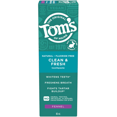 Tom's of Maine Fluoride - Free Toothpaste - Vitamin Tree