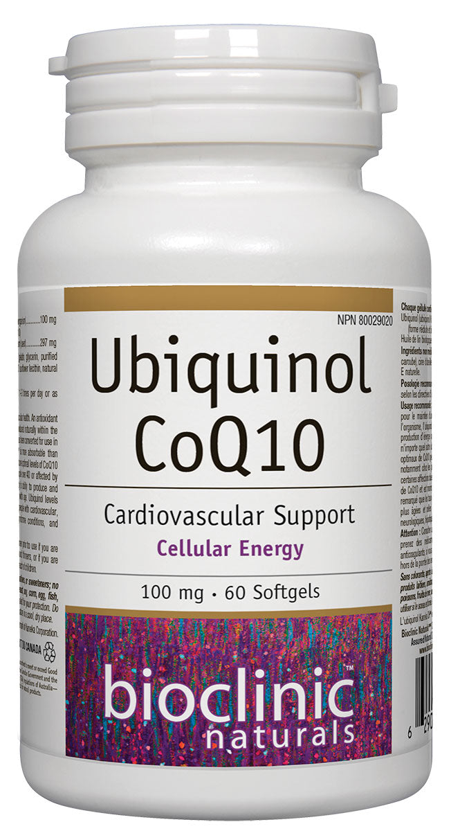 Bioclinic Naturals Ubiquinol CoQ10 - 100 mg