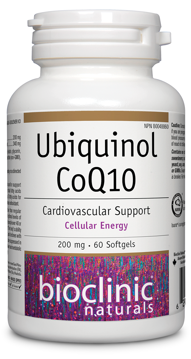 Bioclinic Naturals Ubiquinol CoQ10 - 200 mg