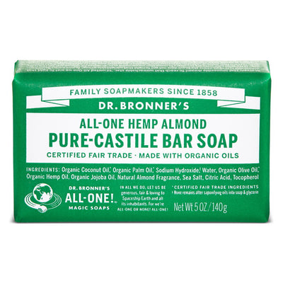 Dr. Bronner's Pure-Castile Bar Soap - Hemp Almond