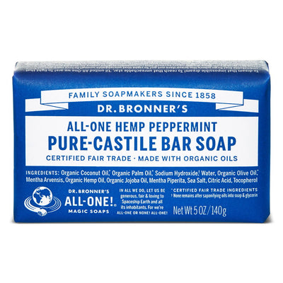 Dr. Bronner's Pure-Castile Bar Soap - Peppermint