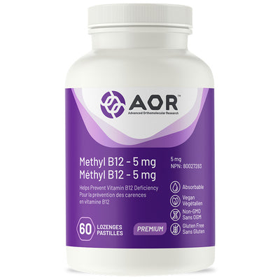 AOR Methyl B12 - 5 mg (Methylcobalamin)