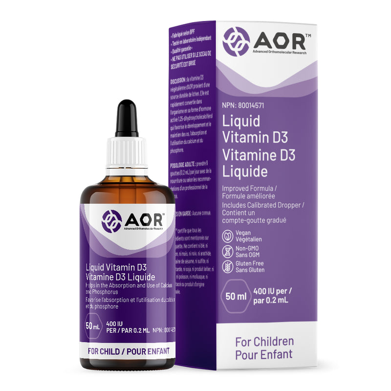 AOR Vitamin D3 - Liquid - Child (Vegan)
