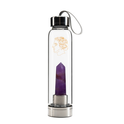 MYSIA Crystal Infused Water Bottles - Amethyst