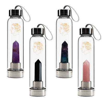 MYSIA Crystal Infused Water Bottles
