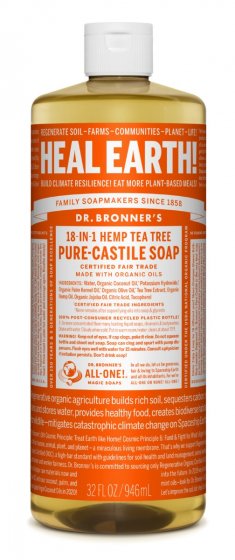 Dr. Bronner's Pure-Castile Liquid Soap - Tea Tree