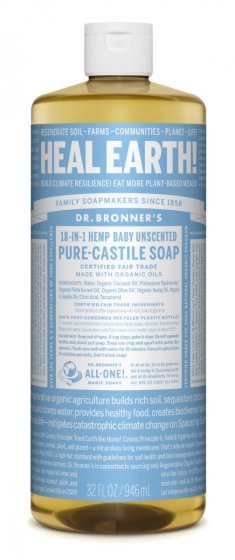 Dr. Bronner's Pure-Castile Liquid Soap - Baby Unscented