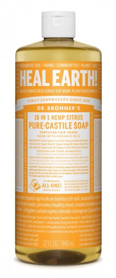 Dr. Bronner's Pure-Castile Liquid Soap - Citrus