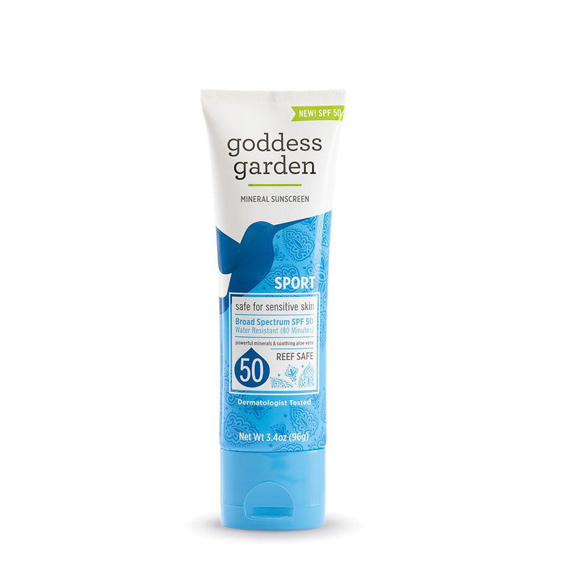 Goddess Garden Sports SPF 50 Mineral Sunscreen - Lotion