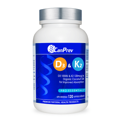 CanPrev D3 & K2 - Softgels
