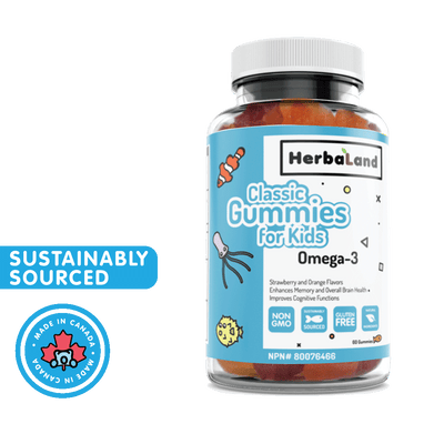 Herbaland Classic Gummies for Kids - Omega-3