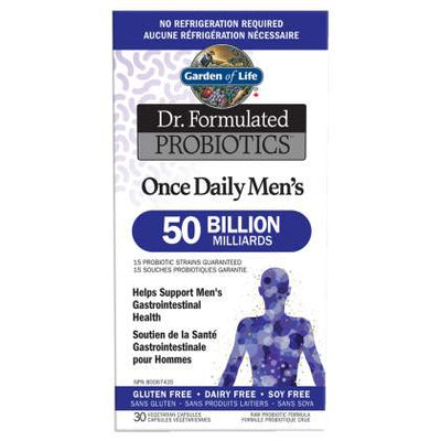 Garden of Life Dr. Formulated Once Daily Men's 50 Billion CFU