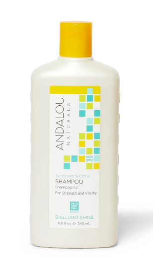 Andalou Naturals Brilliant Shine Sunflower & Citrus Hair Care - Shampoo
