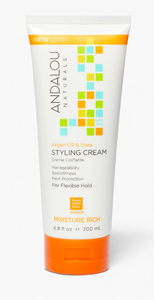Andalou Naturals Moisture Rich Argan Oil & Shea Hair Care - Styling Cream