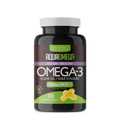 AquaOmega Vegan Plant-Based Omega-3 - Softgels