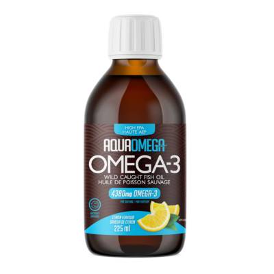 AquaOmega High EPA Omega-3 - Liquid - Lemon