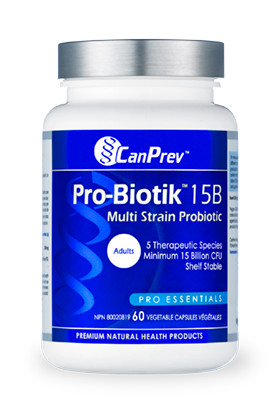 CanPrev Pro-Biotik 15 Billion Multi Strain Probiotic