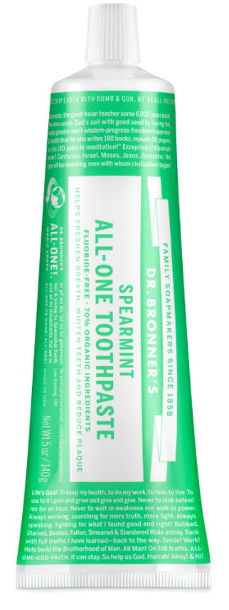Dr. Bronner's All-One Toothpaste - Spearmint