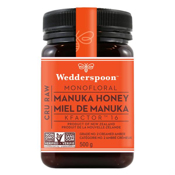 Wedderspoon Raw Monofloral Manuka Honey - KFactor 16
