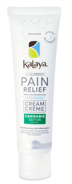 Kalaya Naturals Extra Strength Pain Relief with Cannabis Sativa Seed Oil - Cream