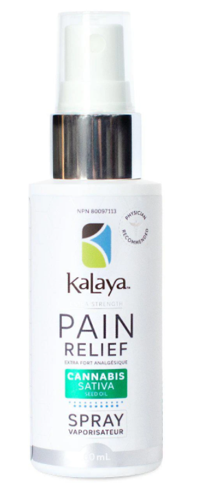 Kalaya Naturals Extra Strength Pain Relief with Cannabis Sativa Seed Oil - Spray