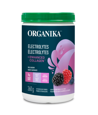 Organika Electrolytes + Enhanced Collagen - Blackberry Raspberry Blueberry