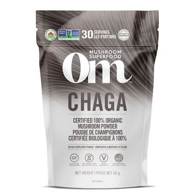Om Mushrooms Chaga Organic Mushroom Powder