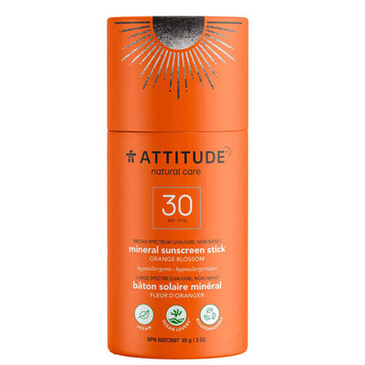 Attitude Sunscreen Stick SPF 30 - Orange Blossom