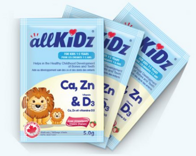 allKiDz Calcium Zinc & Vit. D3 Drink Mix