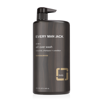 Every Man Jack Body Wash - Sandalwood 3 in 1