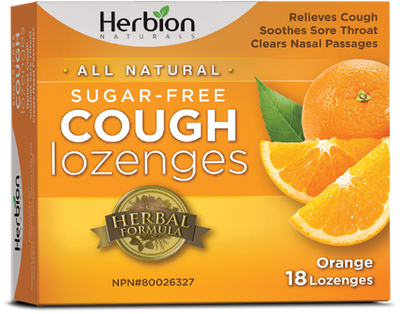 Herbion Natural Cough Lozenges - Orange