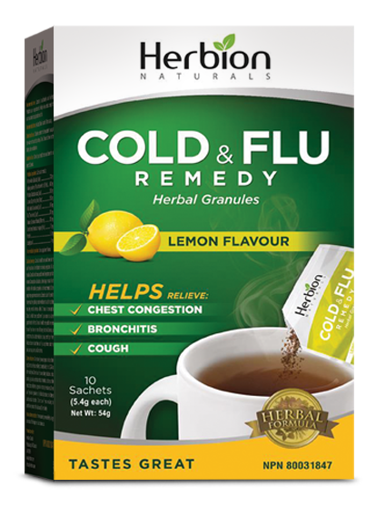 Herbion Cold & Flu Remedy Herbal Granules - Lemon