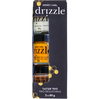 Drizzle Taster Trio Honey Set