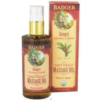 Badger Balms Deep Tissue Massage Oil