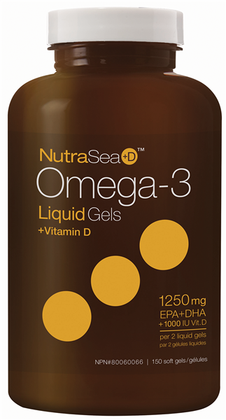 NutraSea+D Omega-3 Liquid Gels w/ Vitamin D