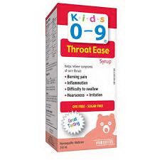 Homeocan Kids 0-9 Throat Ease Syrup