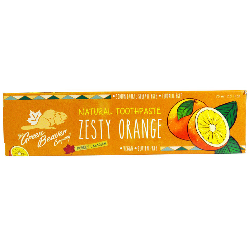 Green Beaver Fluoride Free Toothpaste - Zesty Orange